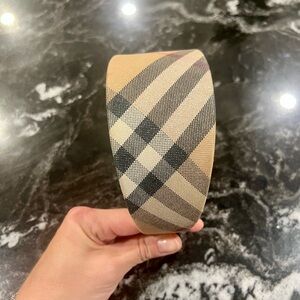 Authentic Burberry  Checkered Headband